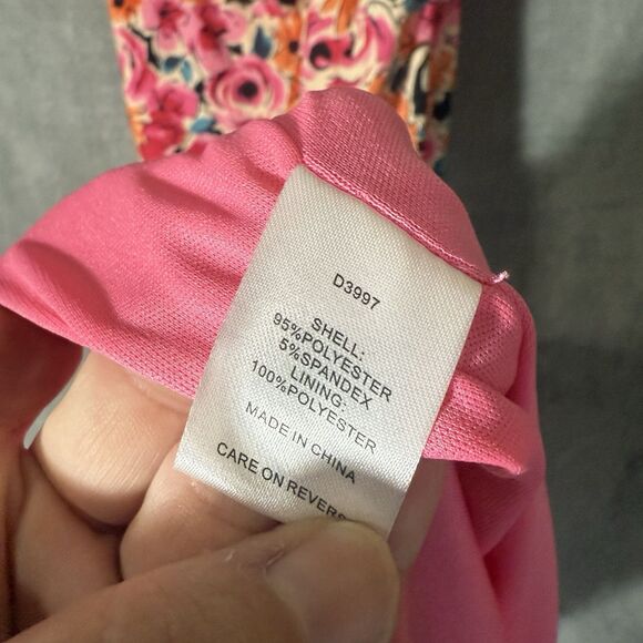 NWT Alexia Admor Dress 4 Strapless Pink Floral Slit Spring Feminine Bloomcore - Picture 14 of 14